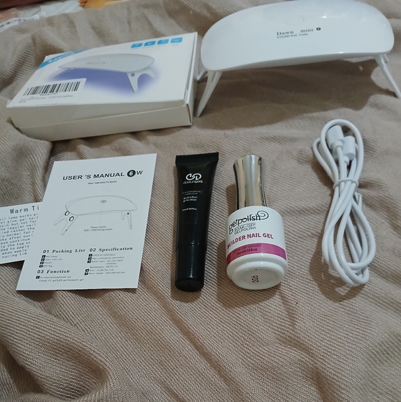 Kempa Poly Nail Gel Kit With Gel Lamp - Picture 1 of 7